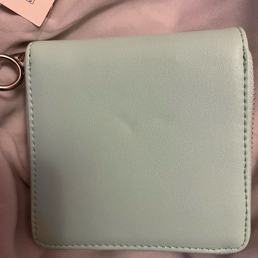 Urban Outfitters Mint Green Wallet with zipper closure - Picture 3 of 10